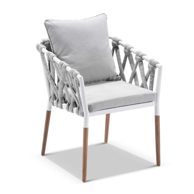COVE OUTDOOR ROPE AND ALUMINIUM DINING CHAIR