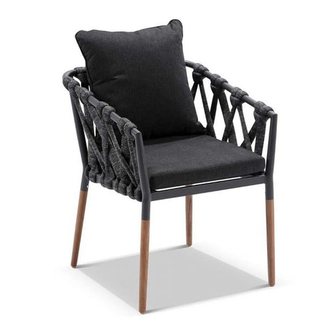 COVE OUTDOOR ROPE AND ALUMINIUM DINING CHAIR