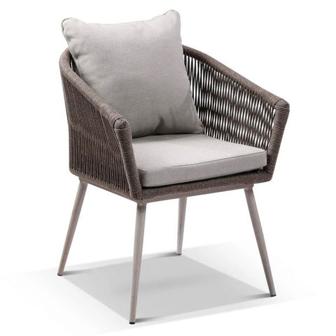 HERMAN OUTDOOR ROPE AND ALUMINIUM DINING CHAIR
