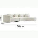 Abigail 4 Seater Fabric Lounge