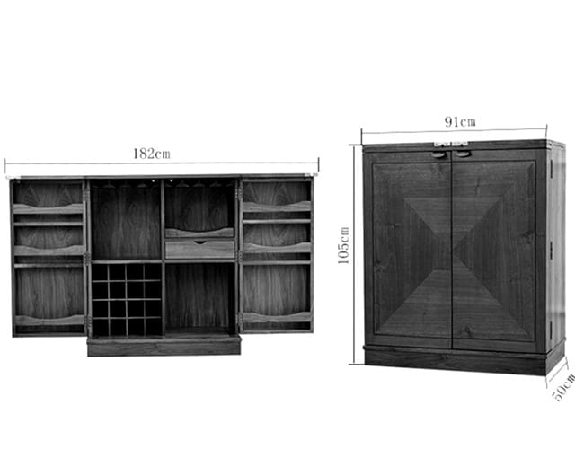 Como Bar Cabinet