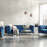 Flora Velvet Sofa Set