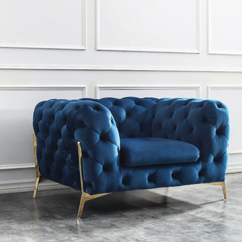 Flora Velvet Sofa Set