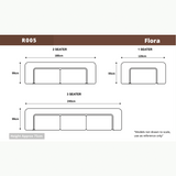 Flora Velvet Sofa Set