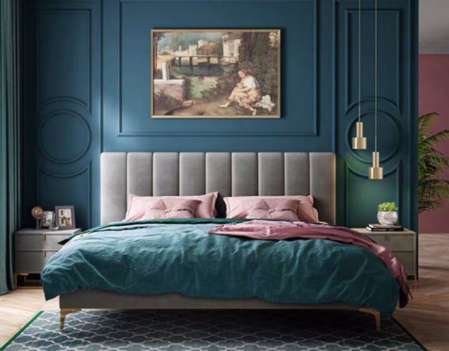 Lucy Fabric Bed