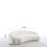 Luisa 3 Seater Fabric Sofa
