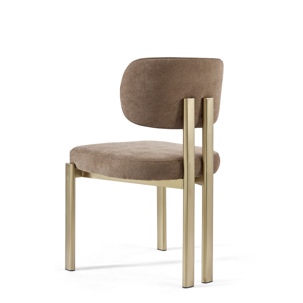 MERA Luxury Mocha Gold Dining Chair