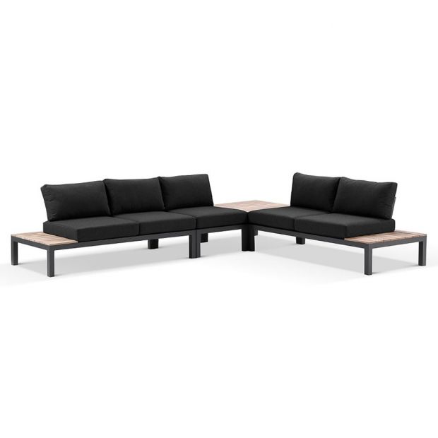 NOVA PACKAGE D - OUTDOOR ALUMINIUM MODULAR CORNER LOUNGE