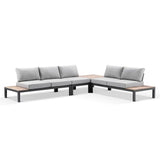 NOVA PACKAGE D - OUTDOOR ALUMINIUM MODULAR CORNER LOUNGE