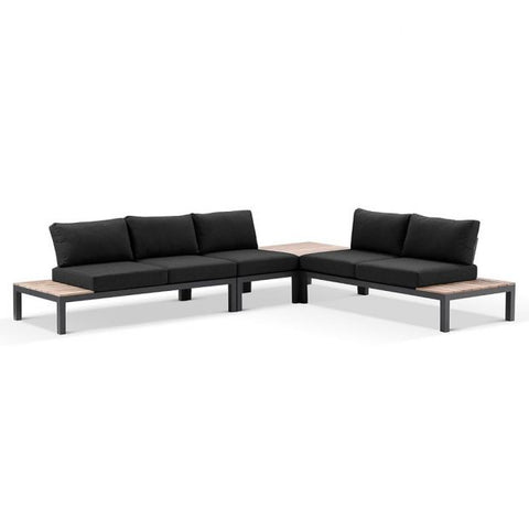 NOVA PACKAGE D - OUTDOOR ALUMINIUM MODULAR CORNER LOUNGE