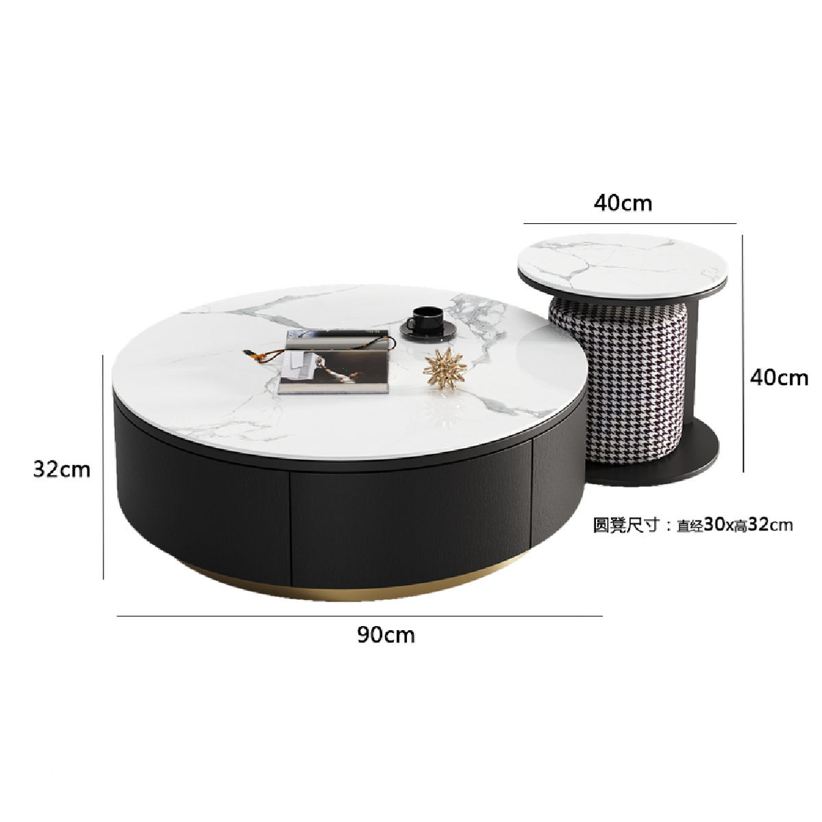 Nicole White Coffee Table