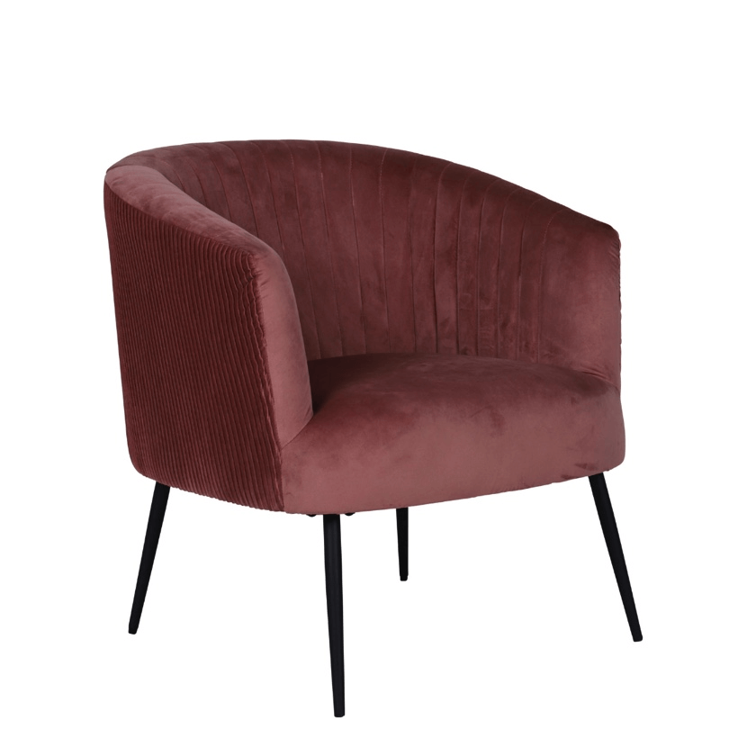 Perla Occasional Velvet Chair Dusk