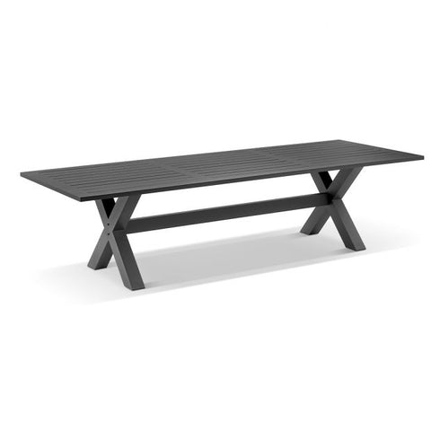 TAHITIAN 3M OUTDOOR ALUMINIUM RECTANGLE DINING TABLE