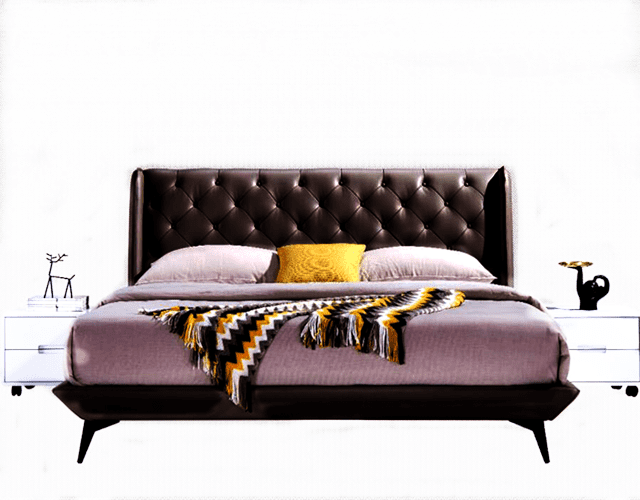Boston Leather Bed