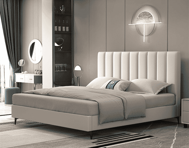 Cono Leather Bed