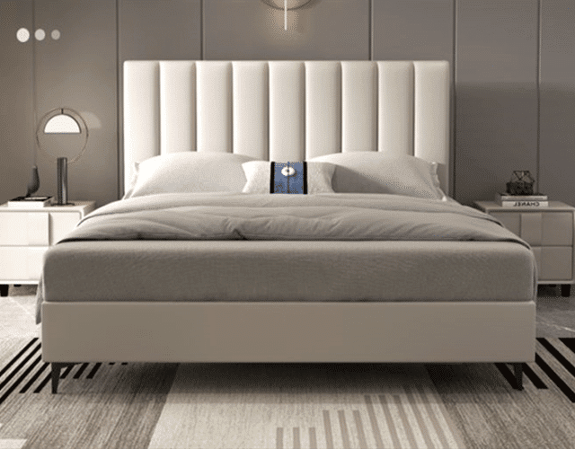 Cono Leather Bed