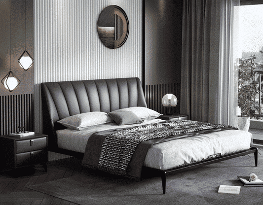 Copenhagen Leather Bed