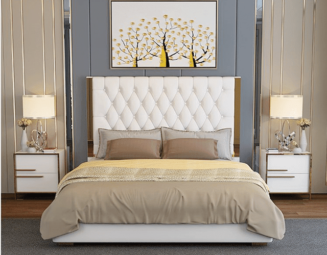 Cosmos Leather Bed
