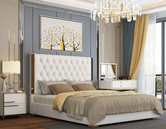 Cosmos Leather Bed