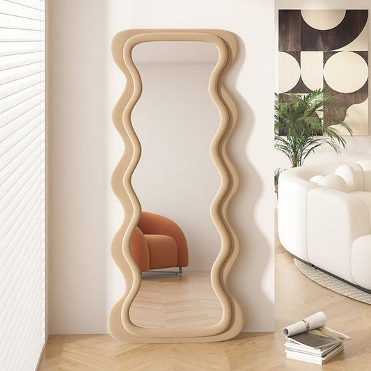 Full Length Floor Mirror Body Mirrors Large Mirror Taupe