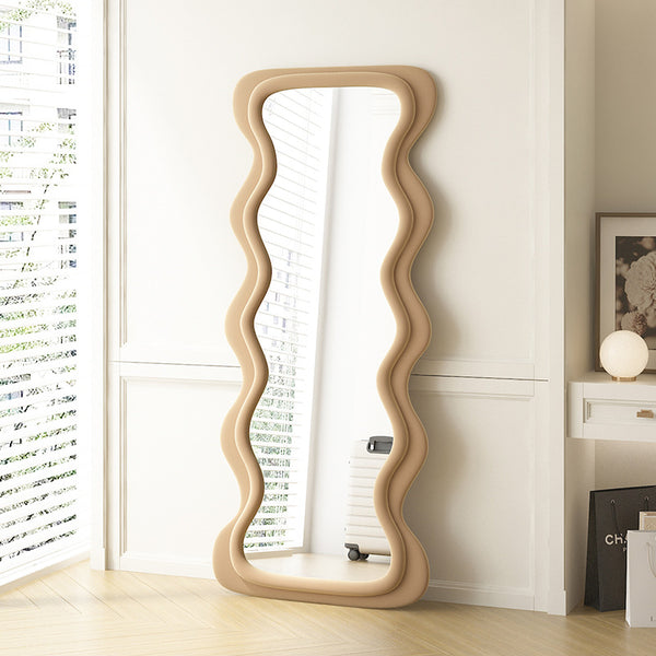 Full Length Floor Mirror Body Mirrors Large Mirror Taupe