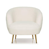 Polly Faux Fleece Accent Chair
