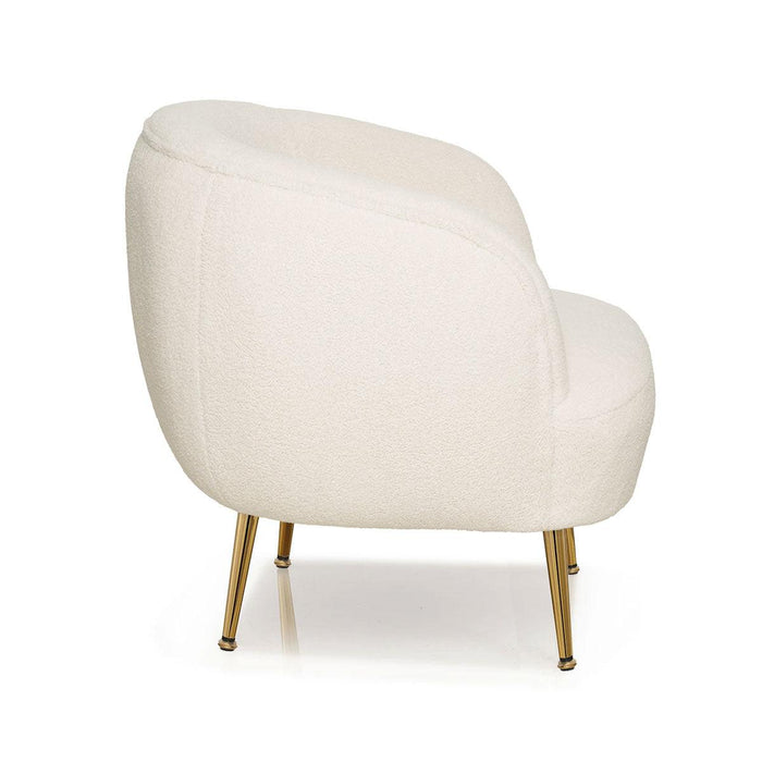 Polly Faux Fleece Accent Chair