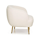 Polly Faux Fleece Accent Chair