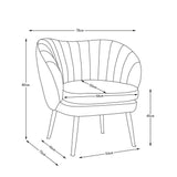 Sylvie Boucle Occasional Chair