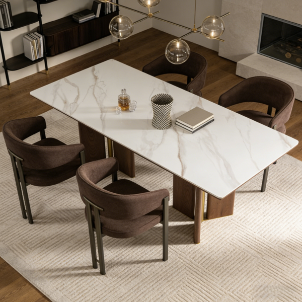 KIRA Modern Sintered Stone Dining Table