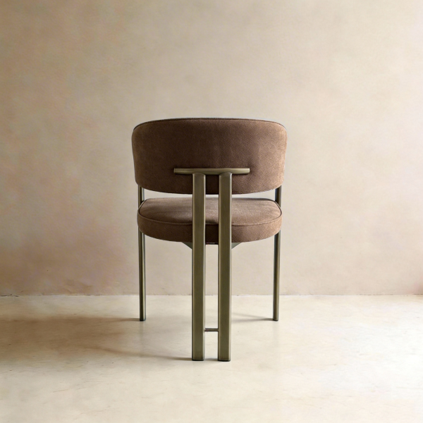 OPAL Modern Mocha Fabric Dining Chair