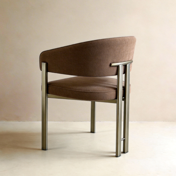 OPAL Modern Mocha Fabric Dining Chair