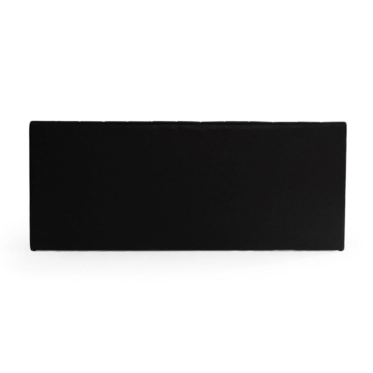 Ralph Wide Base King Sized Bed Frame - Black Velvet