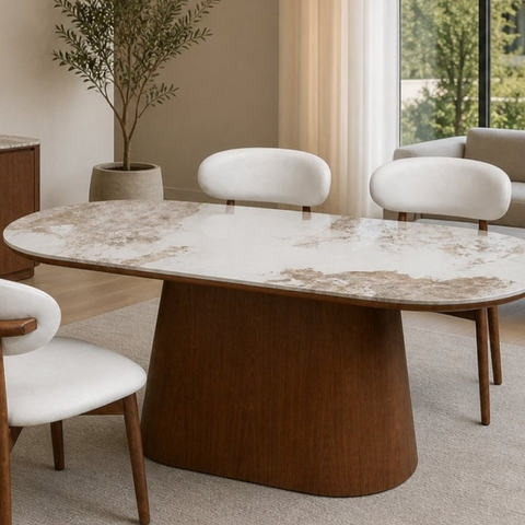 Sinterra Sintered Stone Dining Table