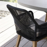BAROSSA ACACIA AND ROPE OUTDOOR DINING CHAIR