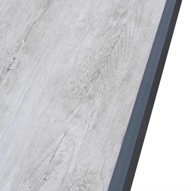 ALPINE OUTDOOR 1.85M ALUMINIUM AND CERAMIC RECTANGLE DINING TABLE