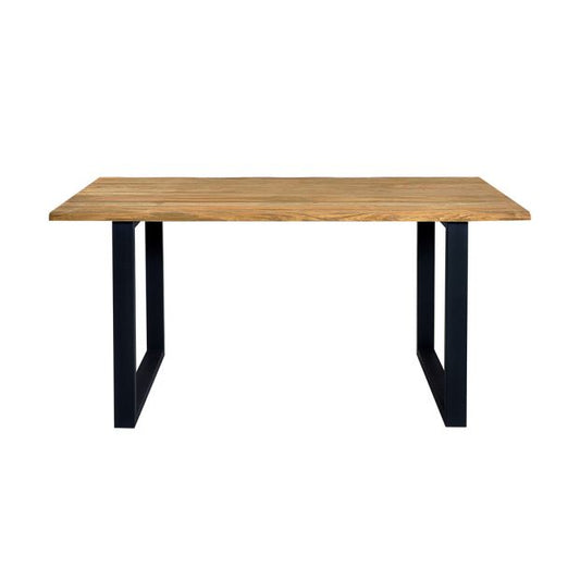 SANTAI 1.8M OUTDOOR TEAK TIMBER AND ALUMINIUM DINING TABLE