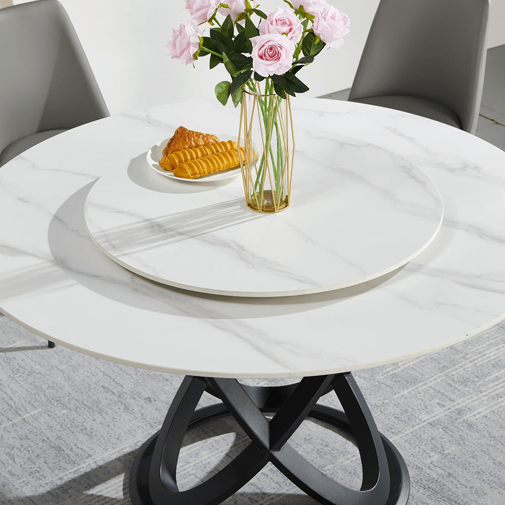 Newton Dinning Black Leg- White Top