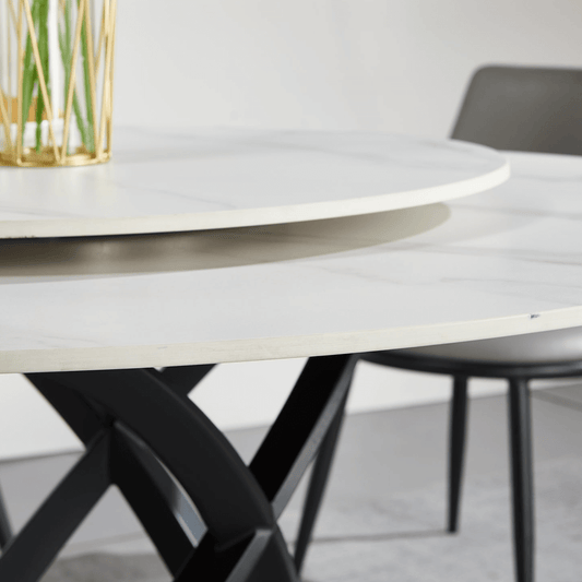 Newton Dinning Black Leg- White Top