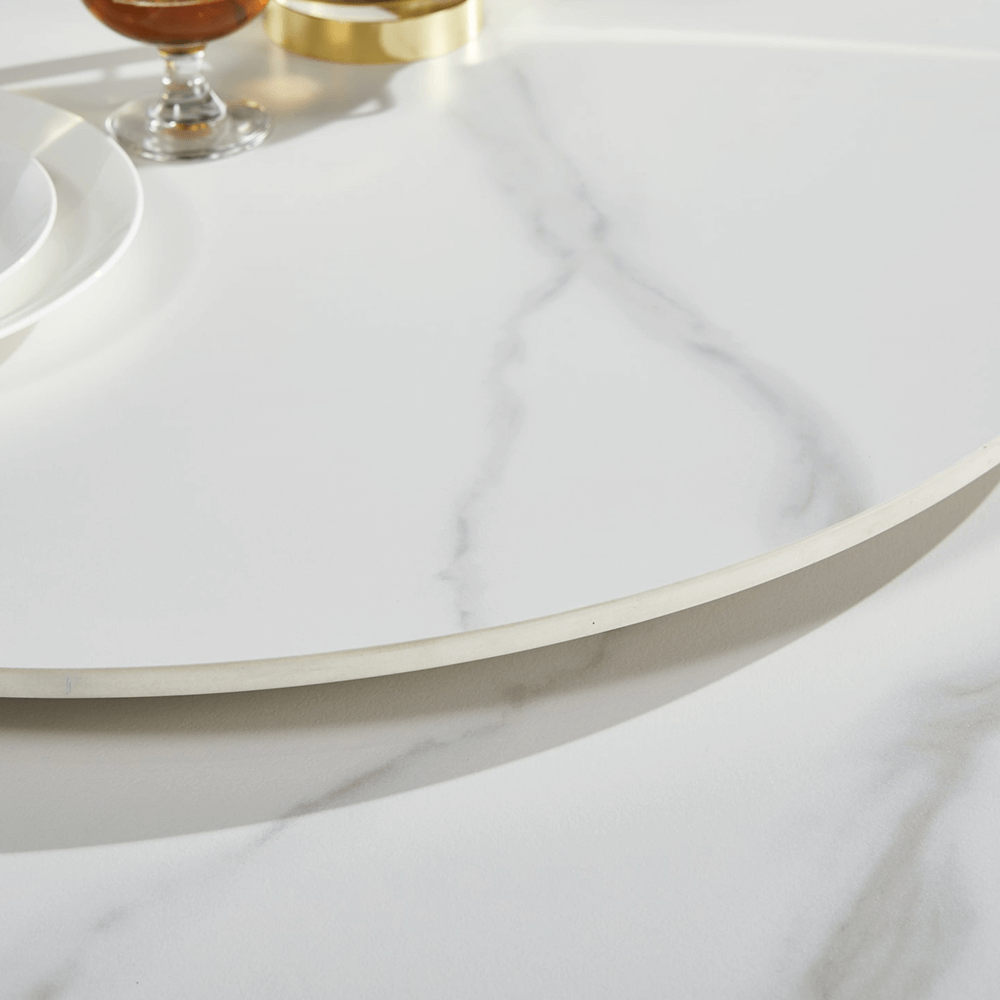 Newton Dinning Gold Leg- White Top